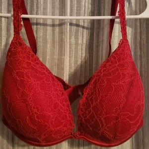 Red Lace Cacique Bra